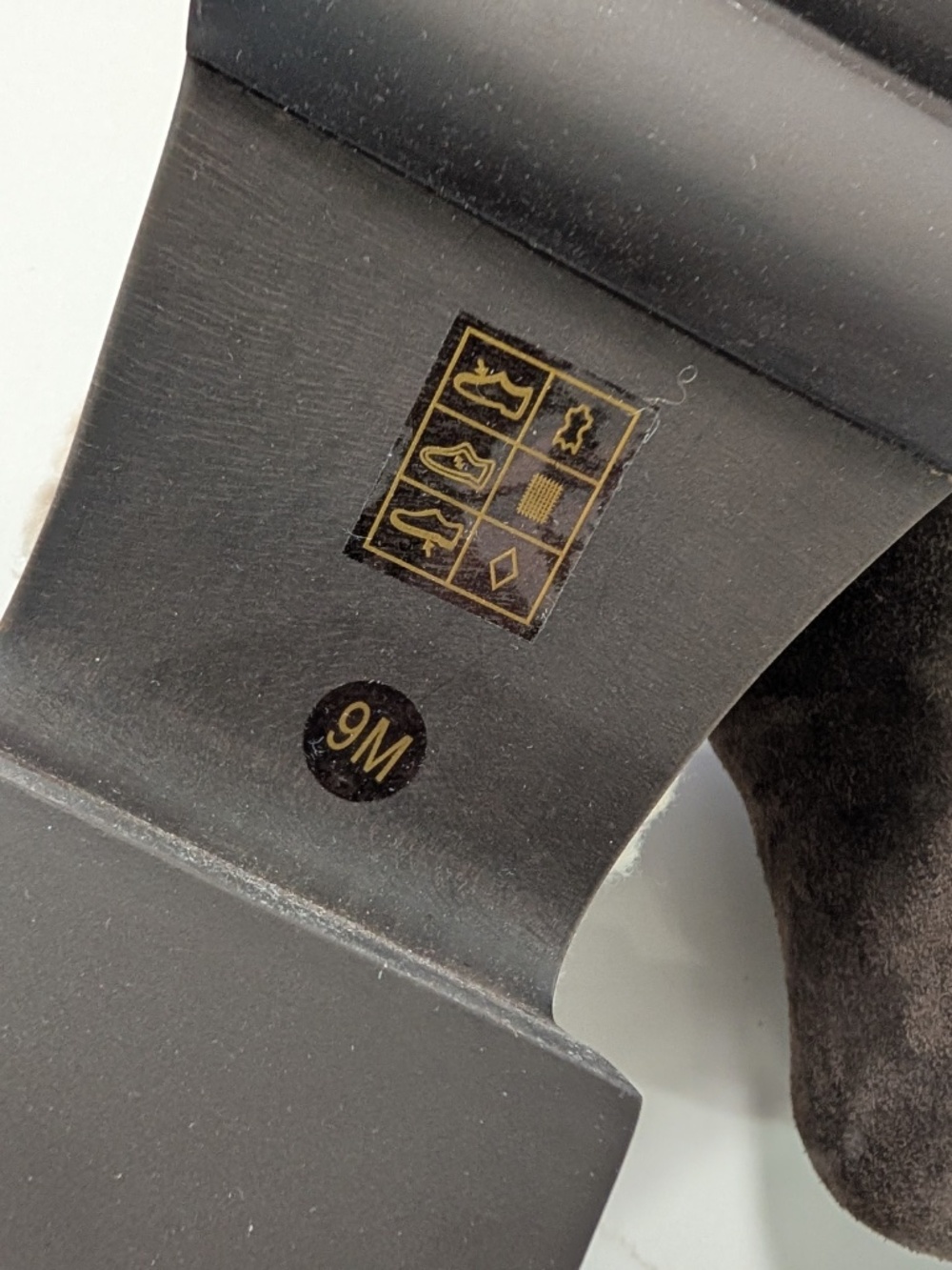 Tory Burch Shearling Lug Sole Clogs Suede Deep Espresso Brown Size 9 NIB 70mm - Picture 13 of 17
